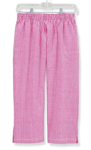 NWT Country Store Pink Gingham Capris | Size: Large thumbnail 1