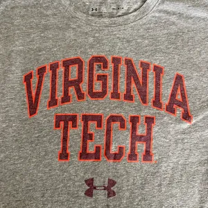Under Armour Performance Virginia Tech Long Sleeve T-Shirt Heather Dark Gray thumbnail 7