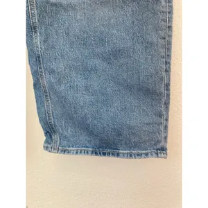 Old Navy Gritty Boho Baggy Granola Mid Rise Slouchy Wide Leg Blue Denim Jeans 6 thumbnail 3