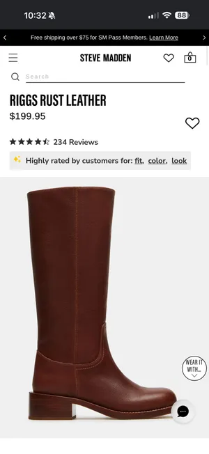 Steve Madden Women’s Riggs Knee High Boots thumbnail 3