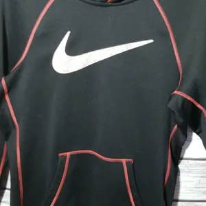 Nike swoosh hooded hoodie warm sweatshirt size Small thumbnail 2