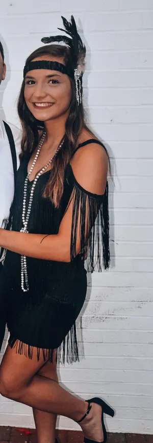 Flapper Costume Dress Black Size XS thumbnail 2
