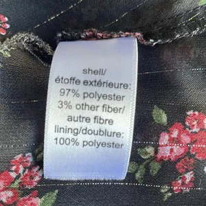 Maurices metallic floral front tie blouse thumbnail 7