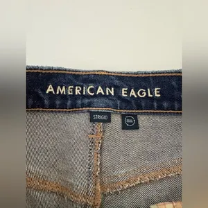 American Eagle strigid super high‎ rise ankle straight jeans SAMPLE Size 8 EUC thumbnail 11