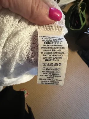 Free People Dream Girl pointelle white Large sweater full sleeve lace neck $135 thumbnail 12