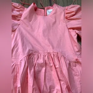 Hyacinth house tuckernuck allie mini dress small coral thumbnail 3