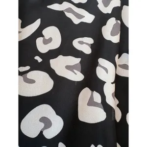 Show‎ Me Your Mumu Barry Bell Sleeve Dress Black White Leopard Print Mini Small thumbnail 5
