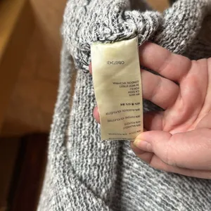 Free People Bright Lights Marled Knit Sweater XL Blue White Slouchy Oversized thumbnail 9