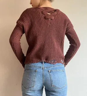 Planet Gold Brown  NWT Sweater Size Small thumbnail 3