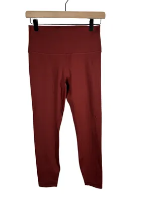 Lululemon Wunder Train High-Rise Tight 25” Mulled Wine Everlux Leggings Size‎ 8 thumbnail 3