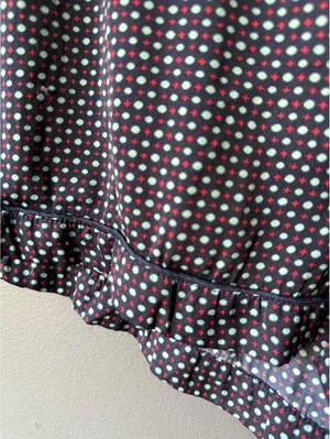 Aerie Polka Dot Ruffle Hem Lounge Shorts with Button Detail thumbnail 4