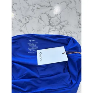 NWT Quince Electric Blue Italian High Rise Bikini Bottoms Size XL thumbnail 3
