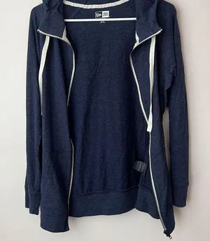 New Era Zip Up Hoodie Women’s Size Small thumbnail 6