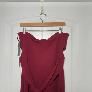 Lulus XL Own Night Berry Pink‎ Strapless Maxi Modern Evening Dress Sophisticated thumbnail 9