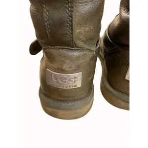 UGG Australia women’s brown fur lined leather boots size 7 SKU 5550 thumbnail 6
