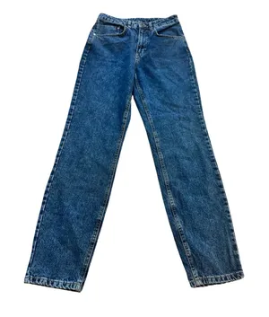 The Ragged Priest Dolls Kill Jeans Dark Blue High Rise Straight Leg Size 28 thumbnail 1