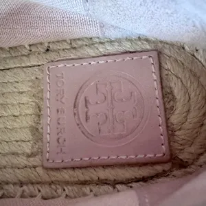Tory Burch Weston Espadrilles Canvas Flat Seashell Pink Resort Summer Women Sz 7 thumbnail 15