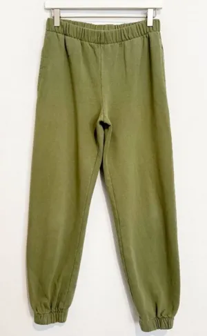 John‎ Galt Brandy Melville Joggers One Size Green Athleisure Lounge Streetwear thumbnail 1