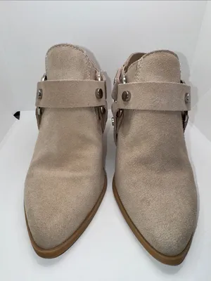 Dolce Vita Rango Heeled Mules Tan Suede Women’s 6 thumbnail 5