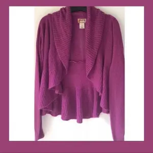 Mudd *30of3* Very‎ Soft Cardigan. Beautiful color. Medium. thumbnail 3