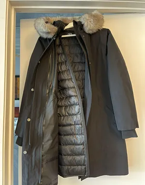 ZARA Coat With Fur thumbnail 1