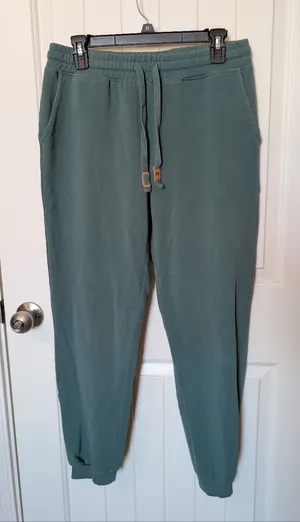 NWOT Tentree Bamone Sweatpant Women’s Medium Light Teal/Green thumbnail 1