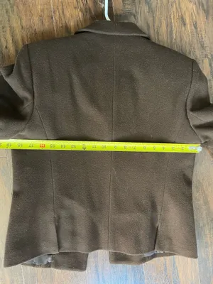 Harvé Bernard Vintage Wool Brown Blazer thumbnail 18