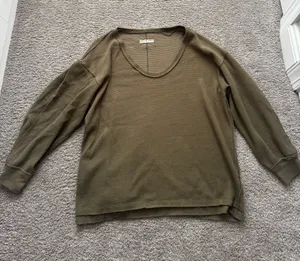 Waffle Textured Free People Sweater  thumbnail 1