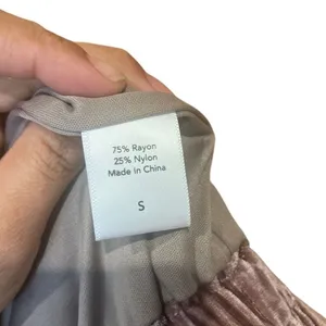 Tina Jo Anthropologie Pink Velour Straight Leg Pants Small #778 thumbnail 9