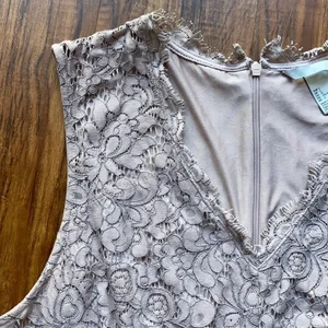 H & M lined lace dress size‎ large thumbnail 3