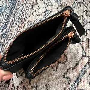 Madden Girl Black and Rose Gold Wristlet Vegan Faux Leather thumbnail 4