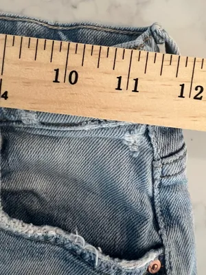 MOTHER Superior High Waisted Rider Skimp Jeans Blue Straight Size 25 thumbnail 9