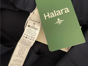 Halara Flex High Waisted Wide Leg Pants Tie in Peacoat Navy Blue Small Tall New thumbnail 6