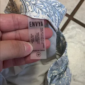 Envya Floral Print Bikini Set sz M Blue Size M thumbnail 4