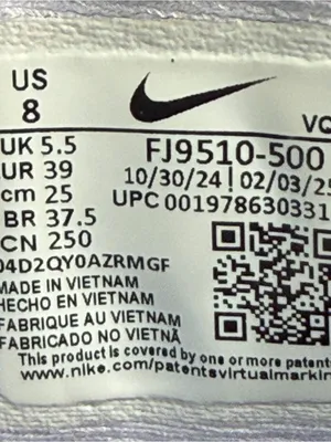 Nike Air Winflo 11 Women's White/Lilac Bloom Running Shoes FJ9510-500 Sized 8M thumbnail 4
