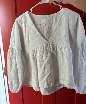 every long sleeve top White thumbnail 1