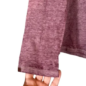 Sonoma Purple Long Sleeve Cotton Blend Casual T-Shirt Women Sz L thumbnail 5