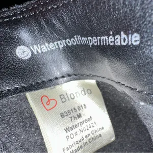 Blondo Flora Black Waterproof‎ Chelsea Ankle Boots Lug Sole 7.5M B3515 015 thumbnail 8