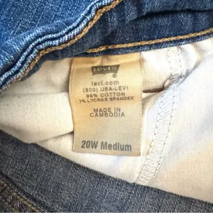 LEVI’S Boot Cut 580 jeans, plus size 20W Medium thumbnail 6