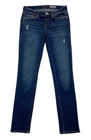 Aeropostale Dark Wash‎ Distressed Skinny Jean thumbnail 1