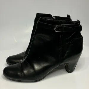 Sam Edelman Maddox‎ black leather ankle boots size 8 thumbnail 3