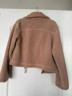 H&M Light Brown Teddy Jacket thumbnail 2