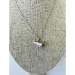 Sterling Silver Cheerleader Megaphone Charm‎ Pendant Vintage 3/4" Dana Engraved thumbnail 10