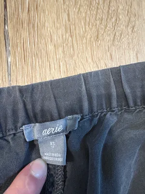 Aerie Charcoal Grey Baggy Shorts thumbnail 4