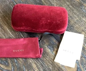 Gucci Velvet Glasses Case NWOT thumbnail 1