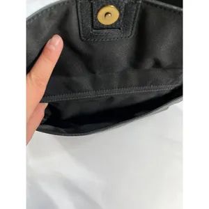 Fossil SKU 7461 Black Leather Crossbody Bag Purse thumbnail 3