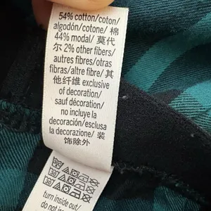 Victorias Secret Pajama Green Black Flannel Jogger PJ Pants Size large Womens thumbnail 5