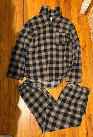 PINK Fleece Pajama Set by thumbnail 1