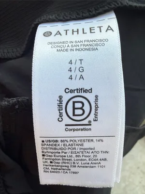 Athleta Black Brooklyn Mid Rise Ankle Pant W2553 Sz 4 Tall thumbnail 8
