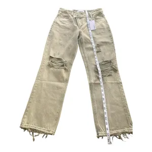 Vervet Beverly Super‎ High Rise Straight Distressed 100% Cotton Jeans Size 27 thumbnail 5